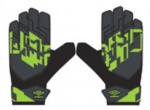 Перчатки вратарские Umbro Veloce Glove JNR 20908U, темно-серый/зеленый