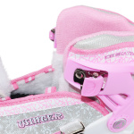Раздвижные коньки Alpha Caprice Winter pink (с мехом) (L(39-42))
