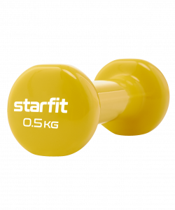 Гантель виниловая Starfit DB-101 0,5 кг, желтый ― купить в Москве. Цена, фото, описание, продажа, отзывы. Выбрать, заказать с доставкой. | Интернет-магазин SPORTAVA.RU