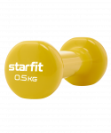 Гантель виниловая Starfit DB-101 0,5 кг, желтый