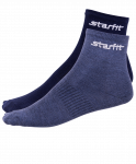 Носки средние Starfit SW-206, темно-синий/синий меланж, 2 пары