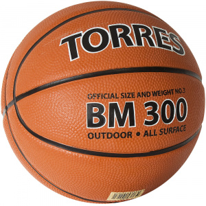 Мяч баскетбольный TORRES BM300, B02013, размер 3 (3) ― купить в Москве. Цена, фото, описание, продажа, отзывы. Выбрать, заказать с доставкой. | Интернет-магазин SPORTAVA.RU
