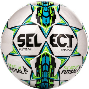 Мяч минифутбольный SELECT FUTSAL MIMAS, (002) бел/син/зел/чер, 62-64) ― купить в Москве. Цена, фото, описание, продажа, отзывы. Выбрать, заказать с доставкой. | Интернет-магазин SPORTAVA.RU