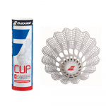 Воланы для бадминтона Babolat Nylon Cup 562006, 6шт., нейлон/пробка, белые