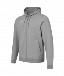 Худи на молнии JÖGEL ESSENTIAL Cotton FZ Hoodie, серый меланж