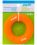 Эспандер кистевой Starfit ES-404 "Кольцо", диаметр 8,8 см, 20 кг, оранжевый