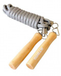 Скакалка Atemi, AJR01, деревянные ручки, ПП шнур, 2,8 м