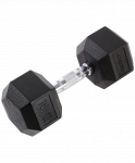 Гантель обрезиненная Starfit DB-301 16 кг, черный