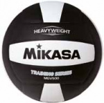 Мяч волейбольный MIKASA утяжелённый (480-500г), чёрн/бел, MGV-500 WBK