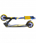 БЕЗ УПАКОВКИ Самокат Ridex 2-колесный Flow 125 мм, синий/желтый