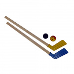 Хоккейный набор MPSport (2 клюшки + шайба + мячик) арт. 05-04