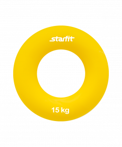 Эспандер кистевой Starfit ES-403 &quot;Кольцо&quot;, диаметр 7 см, 15 кг, жёлтый ― купить в Москве. Цена, фото, описание, продажа, отзывы. Выбрать, заказать с доставкой. | Интернет-магазин SPORTAVA.RU