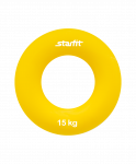 Эспандер кистевой Starfit ES-403 "Кольцо", диаметр 7 см, 15 кг, жёлтый