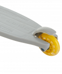 УЦЕНКА Самокат Ridex 3-колесный Loop, 120/70 мм, серый/желтый