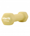 Гантель неопреновая Starfit DB-201 0,5 кг, желтый пастельный