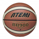 Мяч баскетбольный Atemi, р. 7, композитная кожа, 12 панелей, BB900N, окруж 75-78, клееный