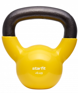 БЕЗ УПАКОВКИ Гиря виниловая Starfit DB-401 желтый, 4 кг ― купить в Москве. Цена, фото, описание, продажа, отзывы. Выбрать, заказать с доставкой. | Интернет-магазин SPORTAVA.RU