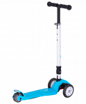 Самокат Ridex 3-колесный Smart 3D, 120/80 мм, синий