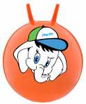 Мяч-попрыгун Starfit "Слоненок" GB-401, 45 см, с рожками, оранжевый