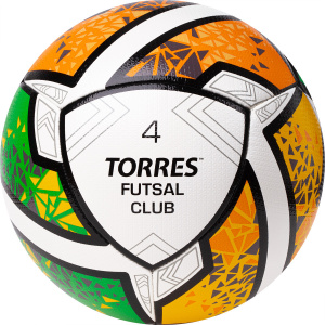 Мяч футзальный TORRES Futsal Club FS323764, размер 4 (4) ― купить в Москве. Цена, фото, описание, продажа, отзывы. Выбрать, заказать с доставкой. | Интернет-магазин SPORTAVA.RU