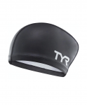 Шапочка для плавания TYR Long Hair Silicone Comfort Swim Cap, LSCCAPLH/001, черный