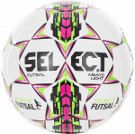 Мяч минифутбольный SELECT FUTSAL MIMAS LIGHT,облегч. 852613-004 бел/роз/зел/чер, 62-64