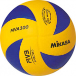 Мяч волейбольный MIKASA, синтетический материал, клееный, MVA300