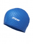 Шапочка для плавания Atemi bubble cap Strong blue, силикон, Цвет: Синий, FBC1BE
