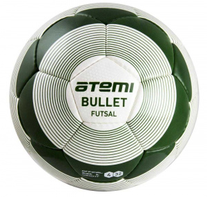 Мяч футзальный Atemi BULLET FUTSAL, PU, бел/зел, р.4, окруж 62-63 ― купить в Москве. Цена, фото, описание, продажа, отзывы. Выбрать, заказать с доставкой. | Интернет-магазин SPORTAVA.RU