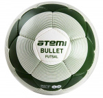 Мяч футзальный Atemi BULLET FUTSAL, PU, бел/зел, р.4, окруж 62-63