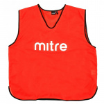 Манишка тренировочная Mitre Т21503RE1-SR, размер SR, красная (Senior)