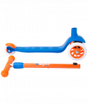 УЦЕНКА Самокат Ridex 3-колесный Hero, 120/80 мм, синий/оранжевый