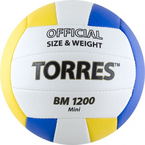 Мяч волейбольный сувенирный TORRES BM1200 Mini V30031, размер 1 (1) ― купить в Москве. Цена, фото, описание, продажа, отзывы. Выбрать, заказать с доставкой. | Интернет-магазин SPORTAVA.RU