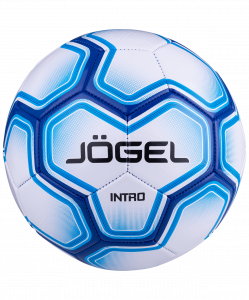 Мяч футбольный Jögel Intro №5, белый/синий (5) ― купить в Москве. Цена, фото, описание, продажа, отзывы. Выбрать, заказать с доставкой. | Интернет-магазин SPORTAVA.RU