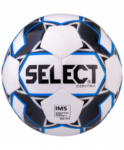 Мяч футбольный Select Contra IMS, №5, белый/черный/синий ― купить в Москве. Цена, фото, описание, продажа, отзывы. Выбрать, заказать с доставкой. | Интернет-магазин SPORTAVA.RU
