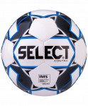 Мяч футбольный Select Contra IMS 812310, №5, белый/черный/синий (5)
