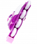 Ролики раздвижные Ridex Cricket Purple, пластиковая рама