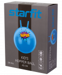 Фитбол детский с ручкой Starfit GB-406 антивзрыв, 500 гр, голубой, 45 см