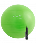 Фитбол Starfit GB-109 антивзрыв, 900 гр, с ручным насосом, зеленый, 55 см