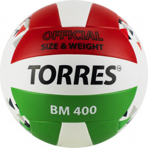 Мяч волейбольный TORRES BM400,V32015 (5) ― купить в Москве. Цена, фото, описание, продажа, отзывы. Выбрать, заказать с доставкой. | Интернет-магазин SPORTAVA.RU