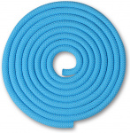 Скакалка гимнастическая INDIGO SM-123-LB, утяжеленная, длина 3м, шнур, голубой
