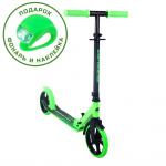 Самокат Sport Collection CK-SA200-2 200мм green (фонарь и наклейка в подарок)
