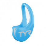 Зажим для носа TYR Latex Swim Clip, LERGO-452, голубой