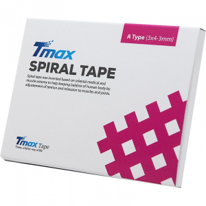 Кросс-тейп TMAX Spiral Tape Type A 20 листов, 423716, телесный ― купить в Москве. Цена, фото, описание, продажа, отзывы. Выбрать, заказать с доставкой. | Интернет-магазин SPORTAVA.RU