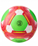 Мяч футбольный Jögel Primero Kids №3, белый/красный/зеленый (3)