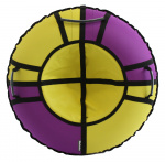 Тюбинг Hubster Хайп фиолетовый-желтый (80см)