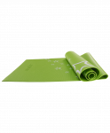 Коврик для йоги Starfit FM-102, PVC, 173x61x0,6 см, с рисунком, зеленый