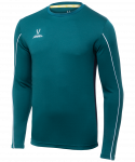 Футболка вратарская Jögel CAMP GK Padded LS, зеленый/черный/белый