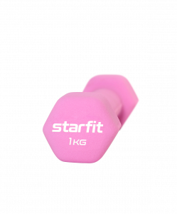 Гантель неопреновая Starfit DB-201 1 кг, розовый пастельный ― купить в Москве. Цена, фото, описание, продажа, отзывы. Выбрать, заказать с доставкой. | Интернет-магазин SPORTAVA.RU