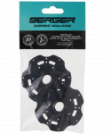 Кольца ограничительные для скандинавских палок, широкие, Berger 2 шт., черный